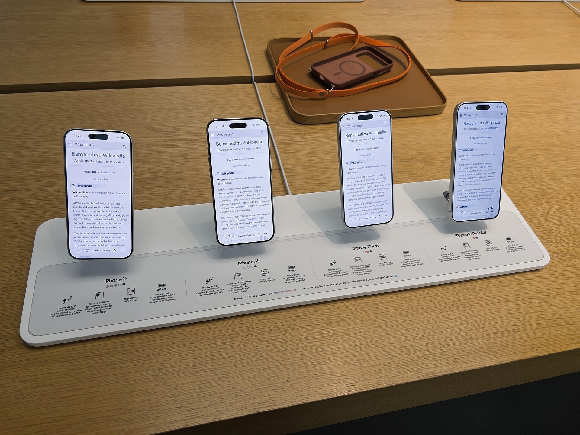 The iPhone 17, Air, 17 Pro, and Pro max side by side (IPhone 17)